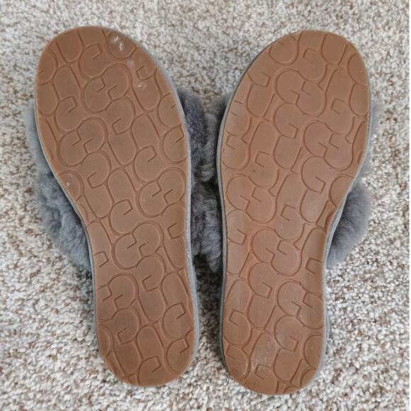 UGG Maxi Curly Scuffetta Sheepskin Slide Slippers 1130837 Women’s 8 - Picture 11 of 11